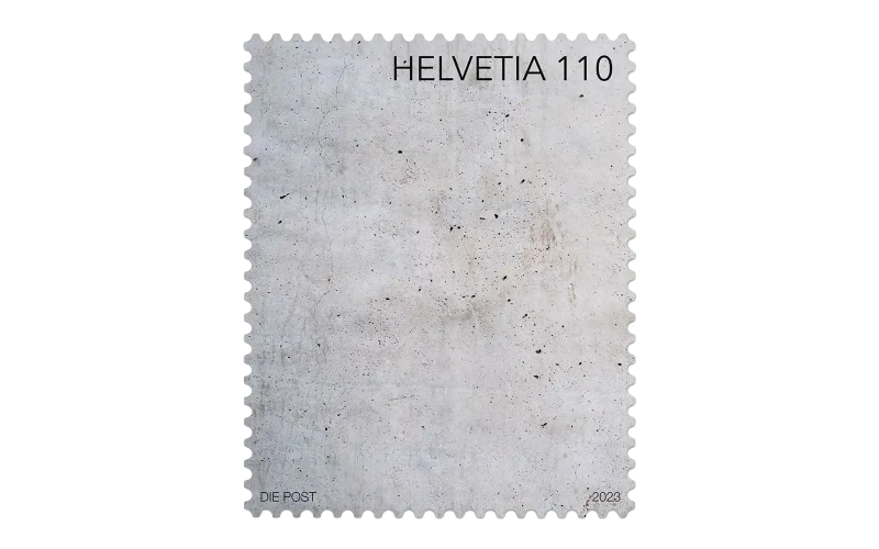 The new Fr. 1.10 swiss stamp "Art in architecture"