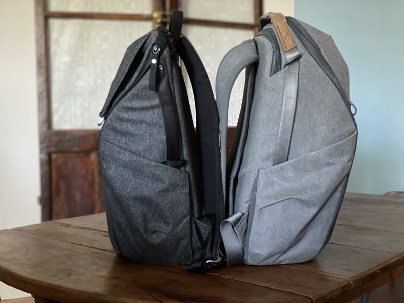 Both bags side by side