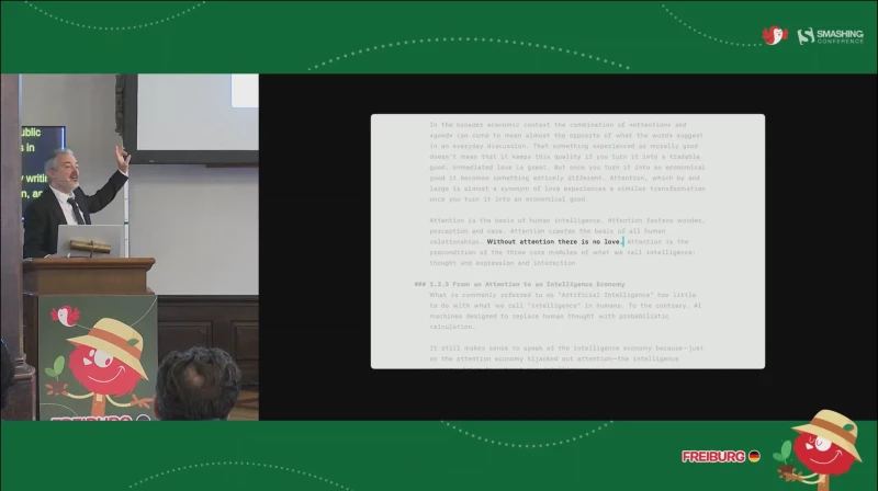 AI Writer “Without attention, there is no love”