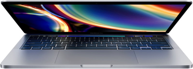 Marketing shot of the new MacBook Pro 13"